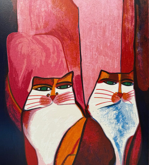 Gatos, por Aldemir Martins