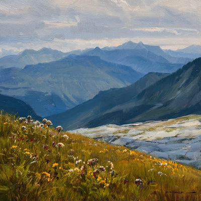 Flores nos Alpes, por Alexandre Reider