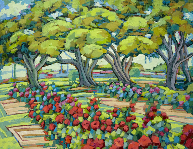 Praça das Rosas, por Belmiro Santos