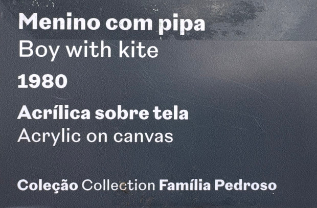 Menino com Pipa, por Domício Pedroso