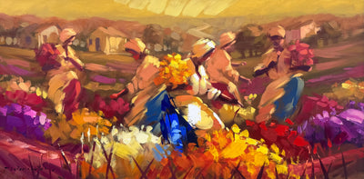 Mulheres e Flores, por Érico Santos