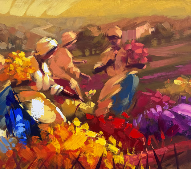 Mulheres e Flores, por Érico Santos