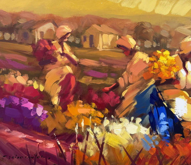 Mulheres e Flores, por Érico Santos