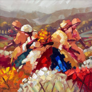 Mulheres e Flores, por Érico Santos