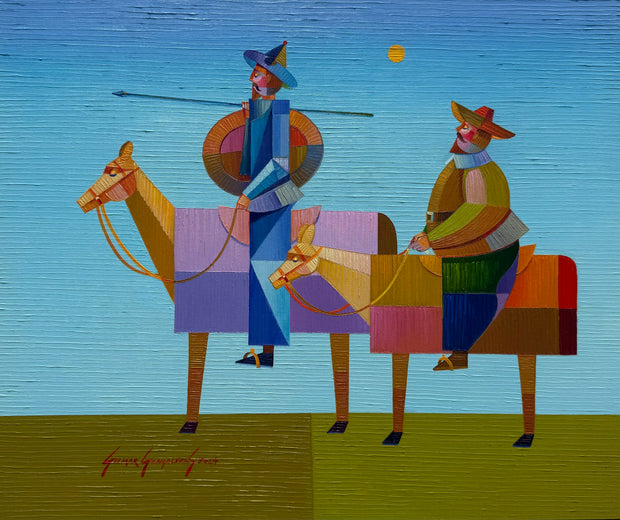 Dom Quixote e Sancho Pança, por Gilmar Gonçalves