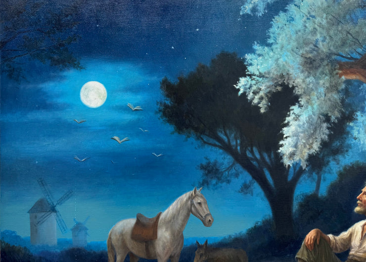 Sob a Lua de La Mancha, por Jesser Valzacchi