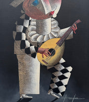 Arlequim com Alaúde, por Lima Jr.