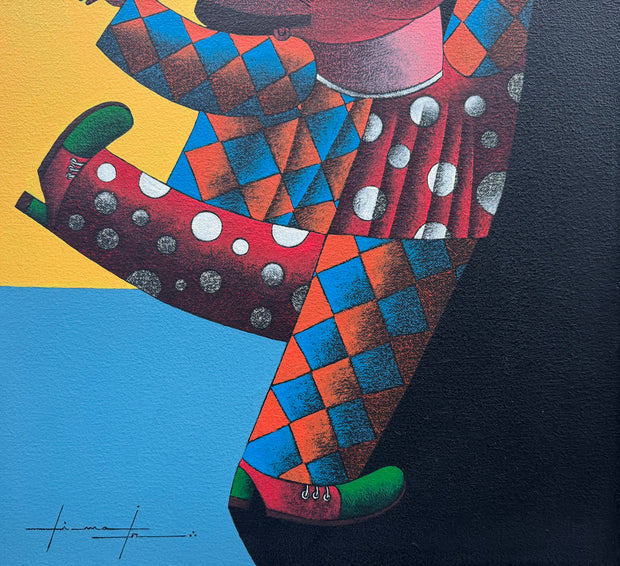 Equilibrista de Sombrinha, por Lima Jr.