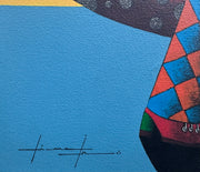 Equilibrista de Sombrinha, por Lima Jr.