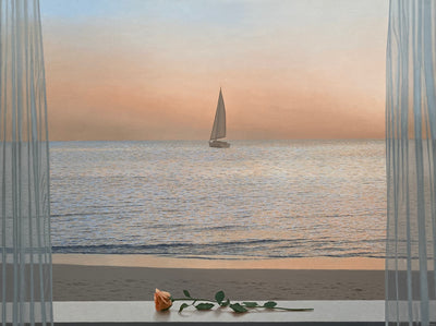The Rose and the Boat, por Renato Meziat (SOLICITAR PREÇO) - Galeria Um Lugar ao Sol