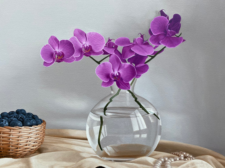 Orchids and Blueberries, por Renato Meziat (SOLICITAR PREÇO) - Galeria Um Lugar ao Sol