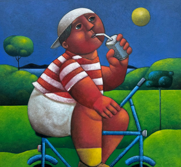 Cyclist, by Osvaldo Ribeiro