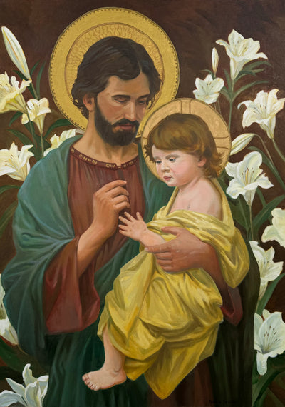 Saint Joseph and the Baby Jesus, by Paulo de Carvalho