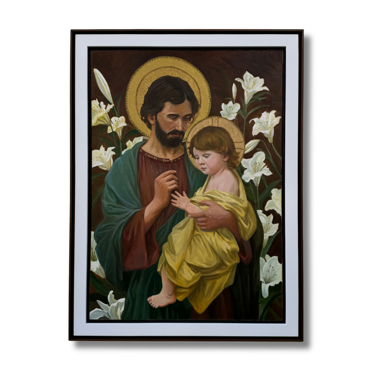 Saint Joseph and the Baby Jesus, by Paulo de Carvalho