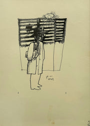 Ilustração para o Livro Desabrigo de Antonio Fraga, por Poty Lazzarotto