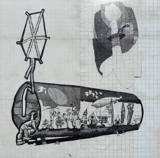 Estação-Tubo, por Poty Lazzarotto