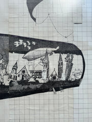 Estação-Tubo, por Poty Lazzarotto