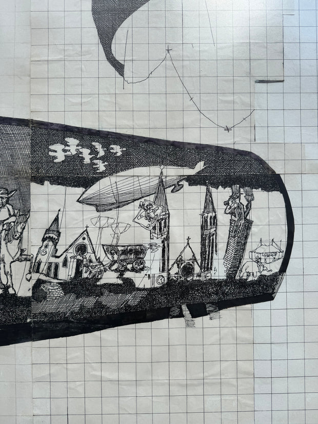 Estação-Tubo, por Poty Lazzarotto