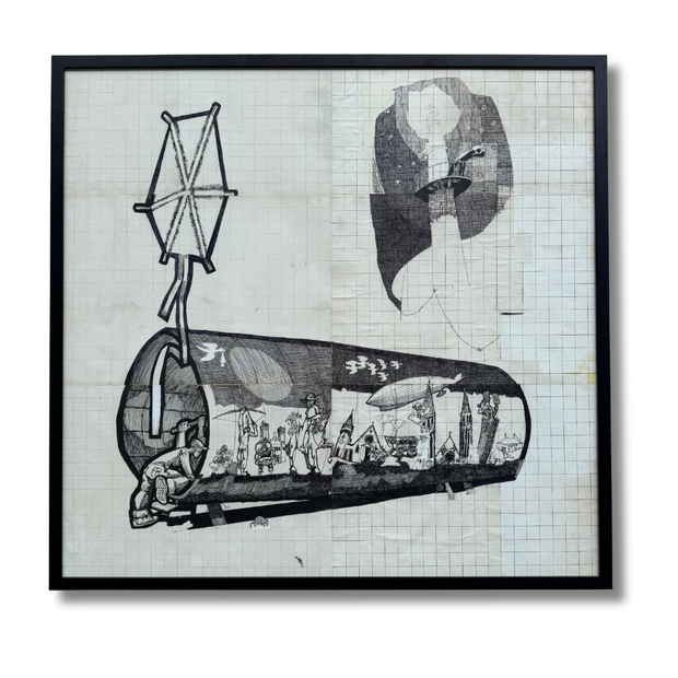 Estação-Tubo, por Poty Lazzarotto