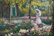 Gisele no Jardim de Monet, por Maguetas