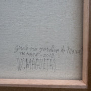 Gisele no Jardim de Monet, por Maguetas