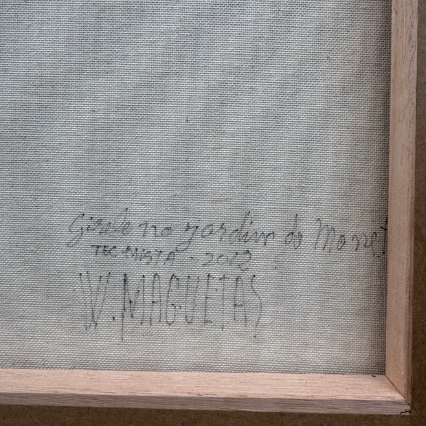 Gisele no Jardim de Monet, por Maguetas