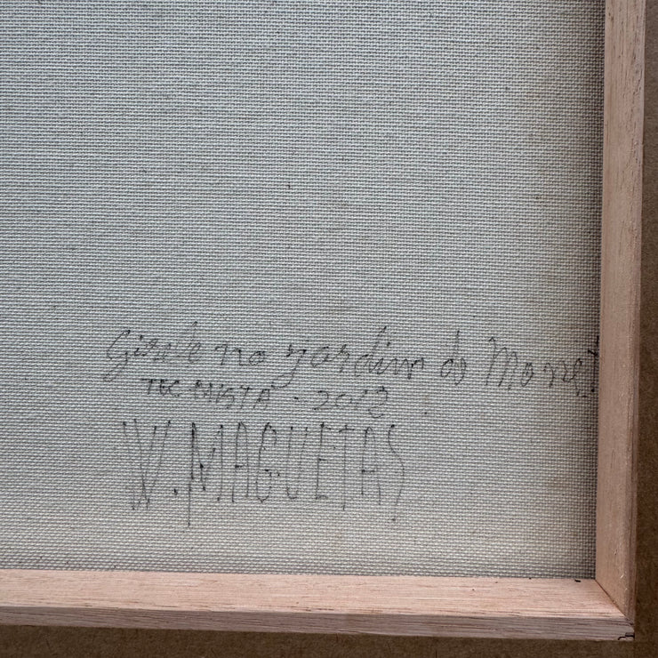 Gisele no Jardim de Monet, por Maguetas