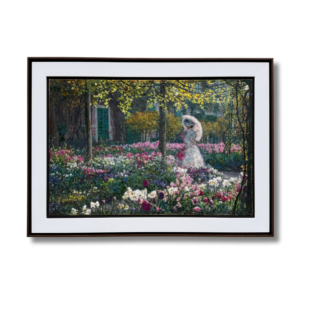 Gisele no Jardim de Monet, por Maguetas