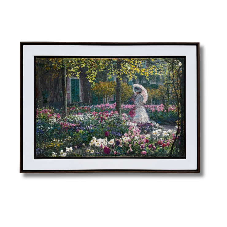 Gisele no Jardim de Monet, por Maguetas