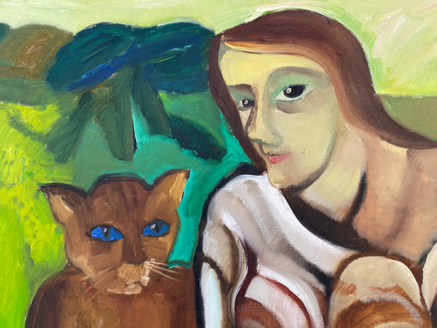 A Mulher e o Gato, por Helena Wong