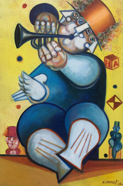O Trompetista, por Rapoport - Galeria Um Lugar ao Sol