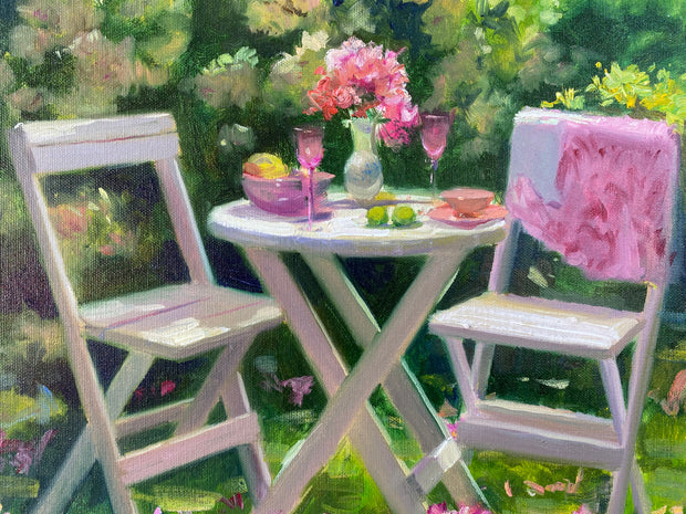 Café no Jardim, por Bonner - Galeria Um Lugar ao Sol